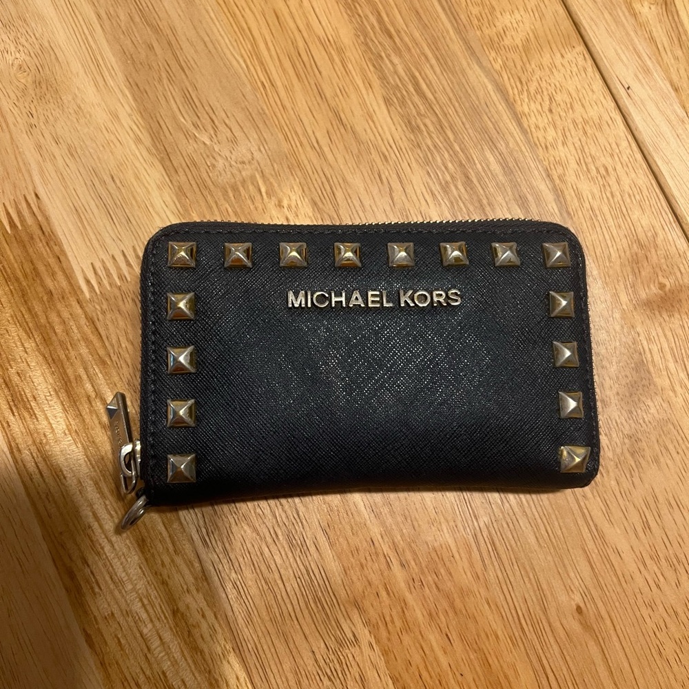 Michael Kors wallet with studs